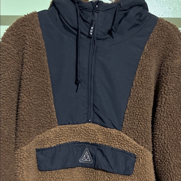 HUF Brown and Black Performance Jacket - Picture 3 of 5